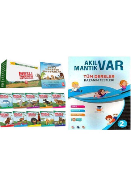 (Sınıf: 2) Nesli Tükenen Hayvanlar Hikaye Serisi Ve Akıl Var Mantık Var Tüm Dersler Kazanım Test