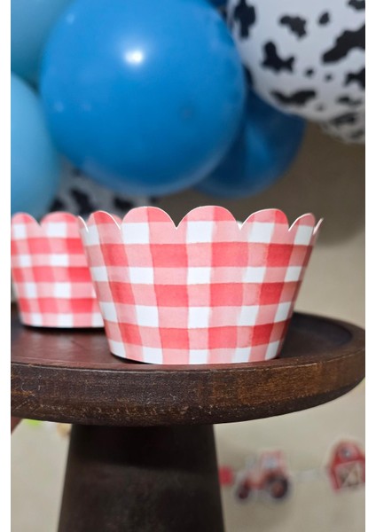 Çiftlik Konsept Cupcake Sargısı 10'lu fiyatları