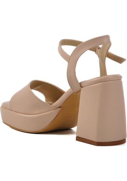 284091 Z Bej Kadın Platform Topuk Ayakkabı fırsatları