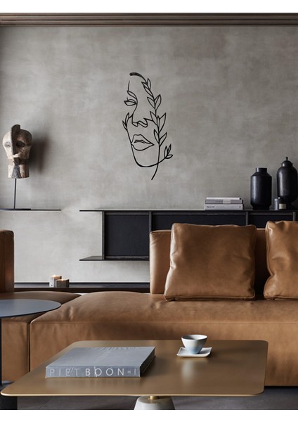 Dea Verde Minimalist Kadın Silueti Metal Duvar Tablosu fiyatları