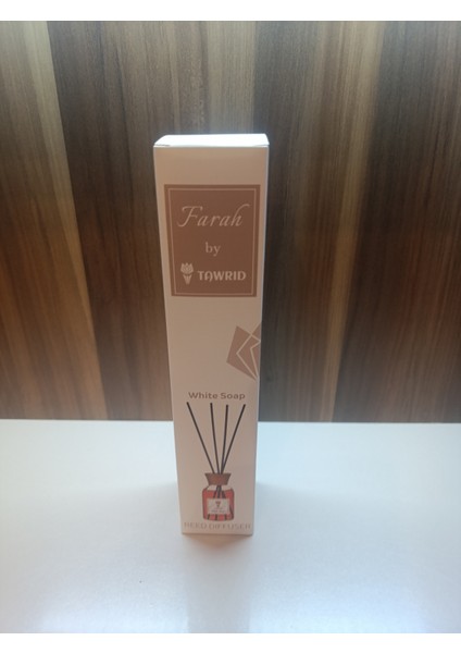 Tawrıd By Farah Yuvarlak Bambu Çubuklu Oda Kokusu 100 ml -White Soap (Beyaz Sabun Kokusu)-