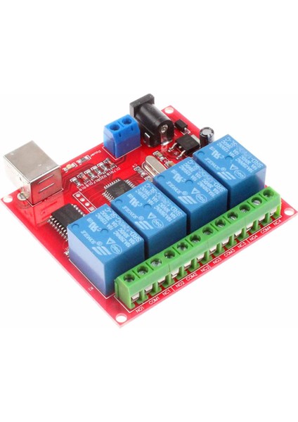 4 Kanal USB Röle Kontrol Modülü Bilgisayardan Cihaz Açma Kapama Hid USB No Nc 220V 10A Anahtar Lamba Motor Akıllı Ev Otomasyon fırsatları