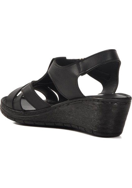 Ayakmod 673572 Z Siyah Kadın Sandalet