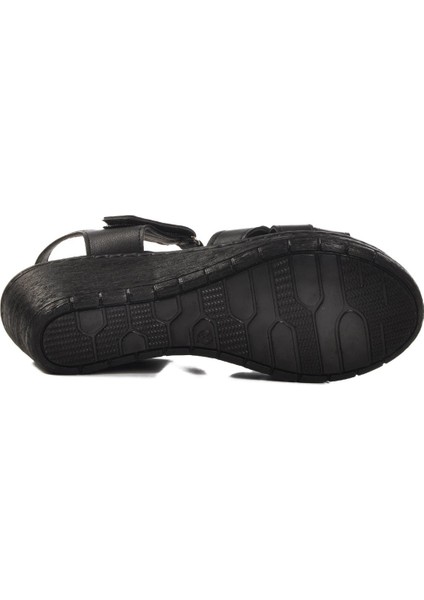 Ayakmod 673572 Z Siyah Kadın Sandalet