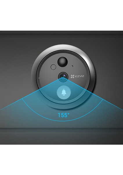 Ezvız 2 Mp Wi-Fi Akıllı Kapı Görüntüleyicisi (Çift Yönlü Konuşma)