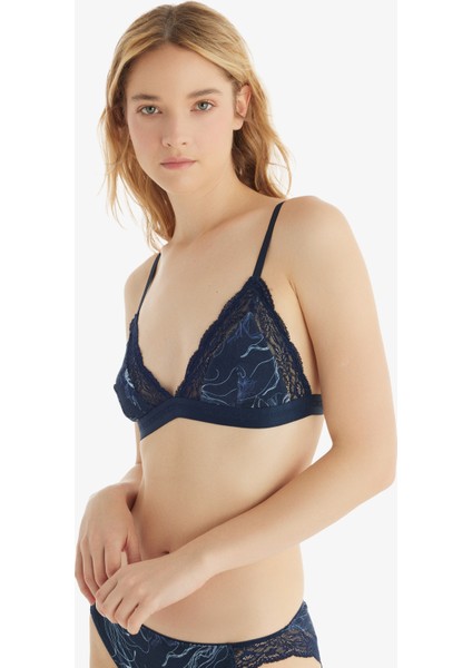 Kadın Bralet Sütyen 60539 - Desenli