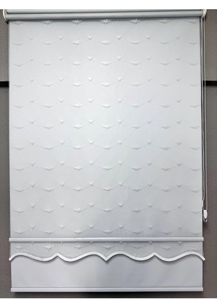 Blackout Işık Geçirmez Çift Mekanizmalı Tül Stor Perde Beyaz TS1095BL indirimleri