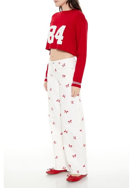 Fiyonk Desenli Baggy Pantolon fırsatları