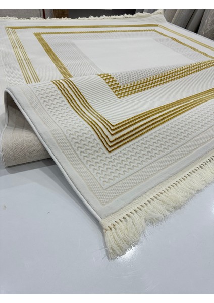 Oturma Odası Halısı Beyaz&gold Argın Halı