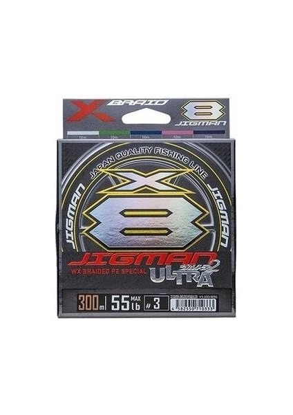 Jıgman Ultra Pe X8 300M 30LB 13.60KG 0.205 Multicolor