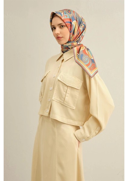 02 Armine Twill Ipek Eşarp 9323D