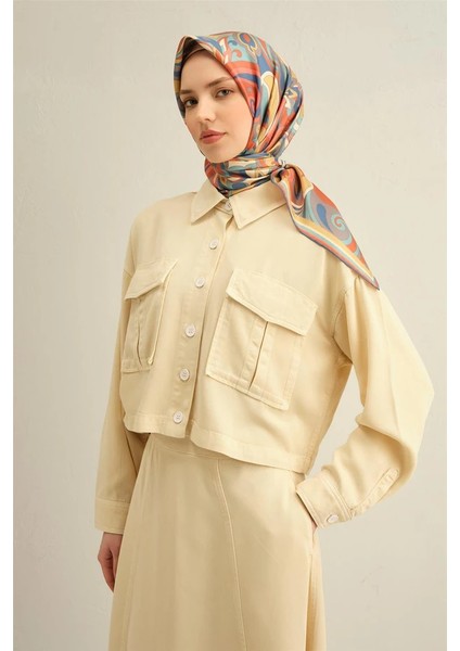02 Armine Twill Ipek Eşarp 9323D