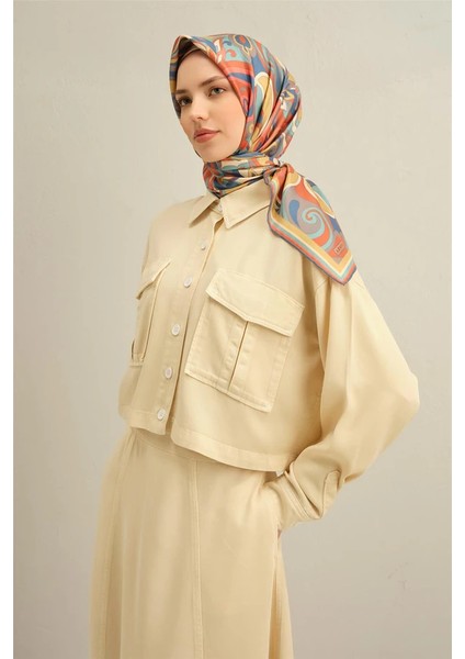02 Armine Twill Ipek Eşarp 9323D