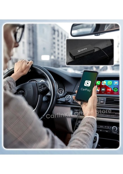 Carlinkit Multimedya Carplay Dönüştürücü Carplay & Android Auto Apple-Android Head Unit