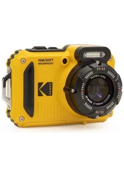 Pıxpro Wpz2 Su Geçirmez Wifi Dijital Fotoğraf Makinesi Sarı