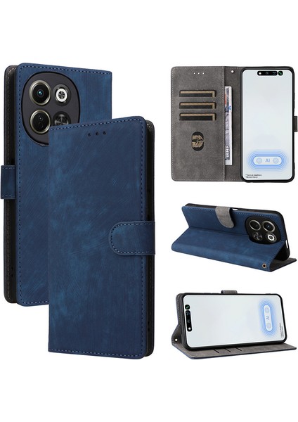 Tecno Pova 6 Neo 5g Rfıd Engellemeli Kredi Kartı Tutuculu Cüzdan Telefon Kılıfı, Pu Deri Flip Folio Kılıf Cüzdan Kickstand Koruyucu Kılıf Tecno Pova 6 Neo 5g (Yurt Dışından)