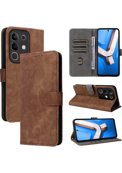 Vivo Y29 4G Cüzdan Telefon Kılıfı, RFID Engellemeli Kredi Kartı Tutucu, Premium PU Deri Flip Folio Kılıf Cüzdan ve Kickstand Koruyucu Kılıf Vivo Y29 4G (Yurt Dışından) fiyatları