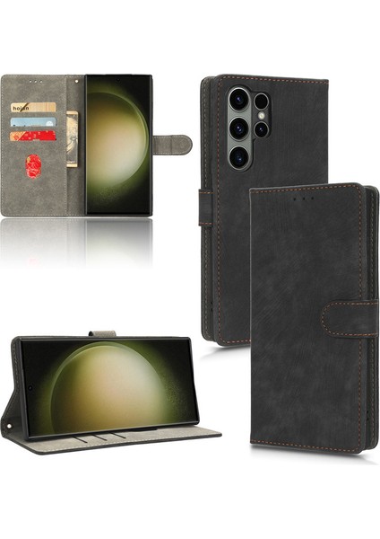 Samsung Galaxy S25 Rfıd Engellemeli Kredi Kartı Tutuculu Cüzdan Telefon Kılıfı, Pu Deri Flip Folio Kılıf Cüzdan Kickstand Koruyucu Kılıf Samsung Galaxy S25 (Yurt Dışından)