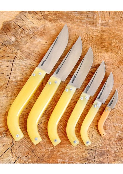 Tapan Av Çoban Bıçağı Seti 6 Parça Paslanmaz 28-26-23-19-17-12 cm
