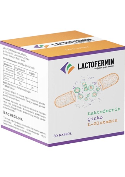 L-Glutamin-Çinko 30 Kapsül