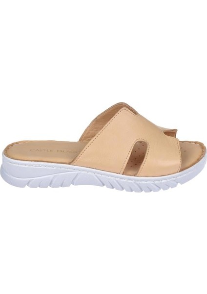 22357 Kadın Deri Comfort Terlik Bej fiyatları