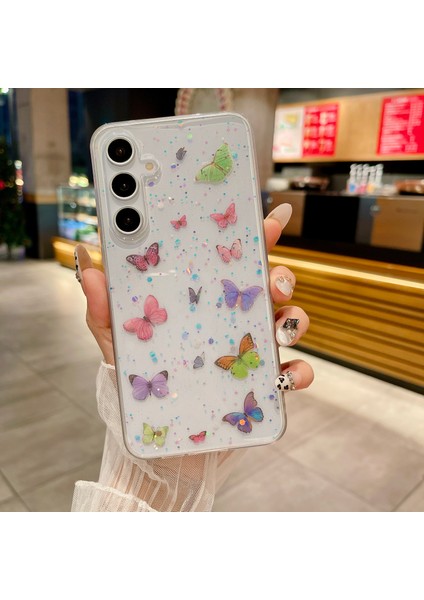 Samsung Galaxy A35 5g Kılıf Anti Drop Tpu Telefon Arka Kapak Epoksi Glitter -Pembe (Yurt Dışından) fırsatları