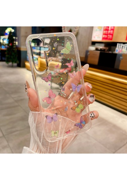 Samsung Galaxy A35 5g Kılıf Anti Drop Tpu Telefon Arka Kapak Epoksi Glitter -Pembe (Yurt Dışından) indirimleri