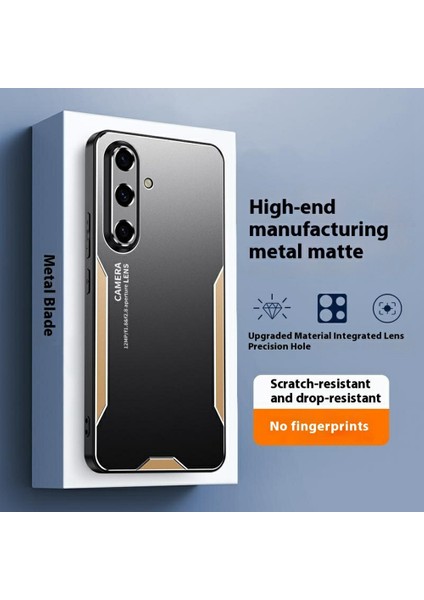 Samsung Galaxy A26 5g Telefon Kılıfı Için Alüminyum Alaşımlı Tpu Pc Arka Kapak-Gümüş (Yurt Dışından) fırsatları