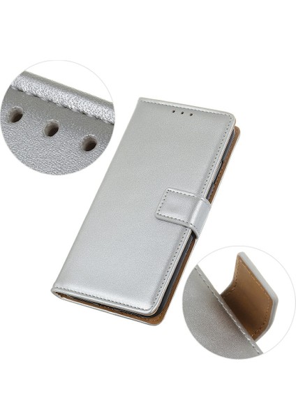 Samsung Galaxy S25 Fe Kart Yuvaları Pu Deri Kapaklı Stand Telefon Kılıfı (Yurt Dışından)