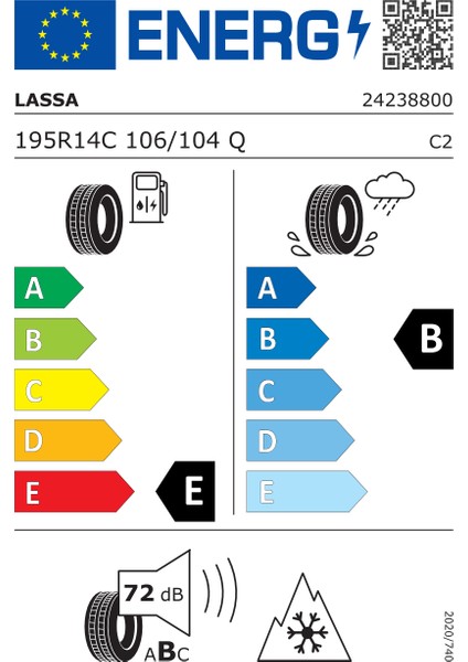 195R14C 106/104Q 8 Pr Multiways-C Hafif Ticari Dört Mevsim (Üretim Yılı : 2025)