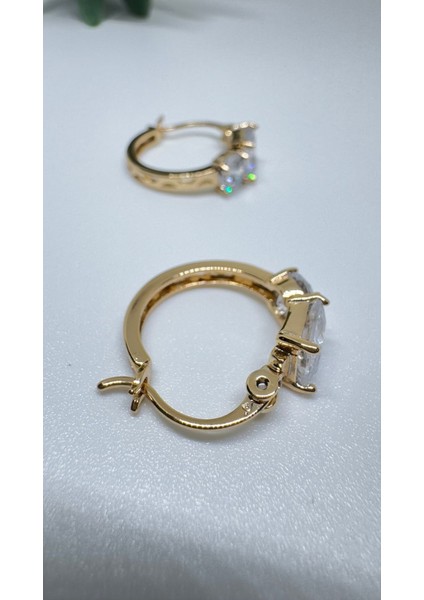 Xuping Çelik Gold Kaplama Taşlı Mini Küpe fiyatları
