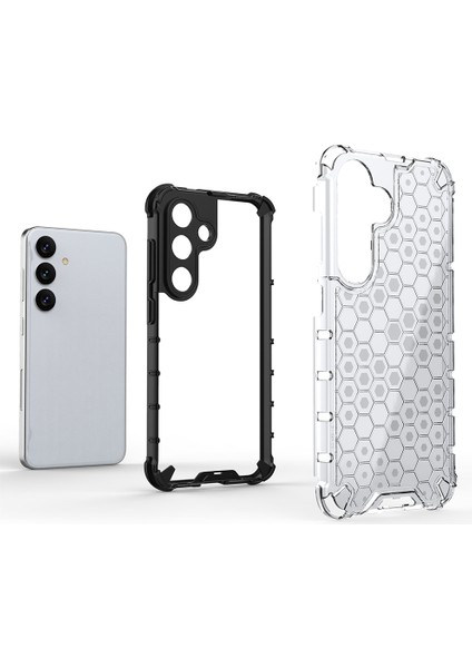 Samsung Galaxy A36 5g Kılıf Pc+Tpu Telefon Kılıfı Petek Şekli-Siyah (Yurt Dışından) indirimleri