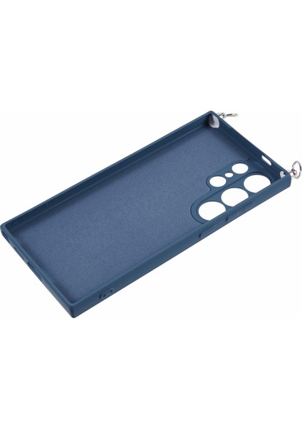 Samsung Galaxy S24 Ultra Crossbody Kılıf Için Esnek Tpu Fiber Astar Anti-Şok Telefon Kapağı-Safir (Yurt Dışından) indirimleri