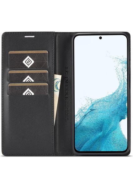 Lc.ımeeke Samsung Galaxy S25 Kılıf Karbon Fiber Doku Telefon Kapak Standı Kart Tutucu-Yatay Şerit (Yurt Dışından) fırsatları