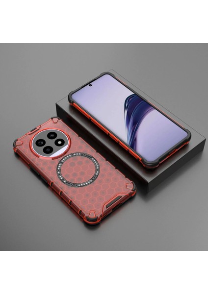 Oppo Realme 13 Pro Telefon Kılıfı, Manyetik Şeffaf Düşmeye Dayanıklı Telefon Kılıfı Oppo Realme 13 Pro (Yurt Dışından)