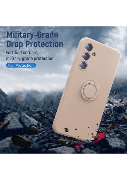 Samsung Galaxy A36 5g Kılıf Için Sıvı Silikon Kickstand Kapak 2.5d Ark Kenarlı Temperli Cam Filmi-Pembe (Yurt Dışından) fırsatları