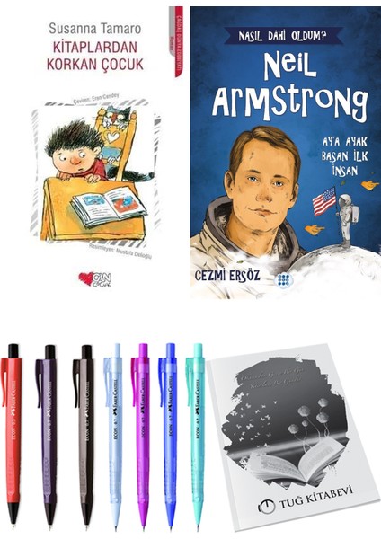 Kitaplardan Korkan Çocuk ve Neil Armstrong Ay'a Ayak Basan İlk İnsan