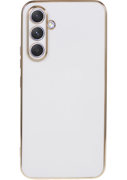 Samsung Galaxy A56 5g Kılıf Tpu Slim Fit Darbeye Dayanıklı Telefon Kapağı 6d Galvanik-Beyaz (Yurt Dışından)