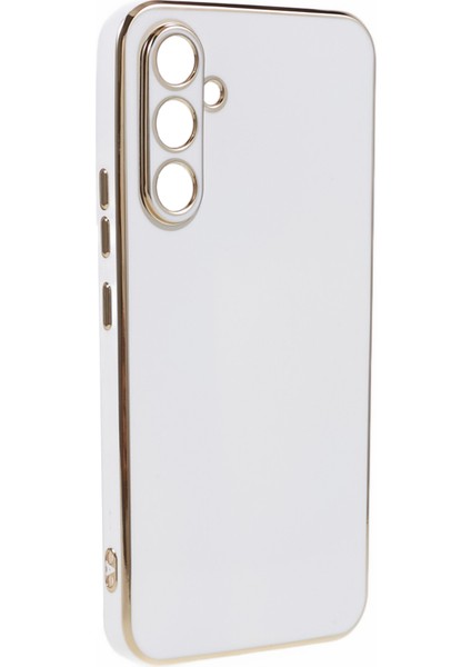 Samsung Galaxy A56 5g Kılıf Tpu Slim Fit Darbeye Dayanıklı Telefon Kapağı 6d Galvanik-Beyaz (Yurt Dışından)