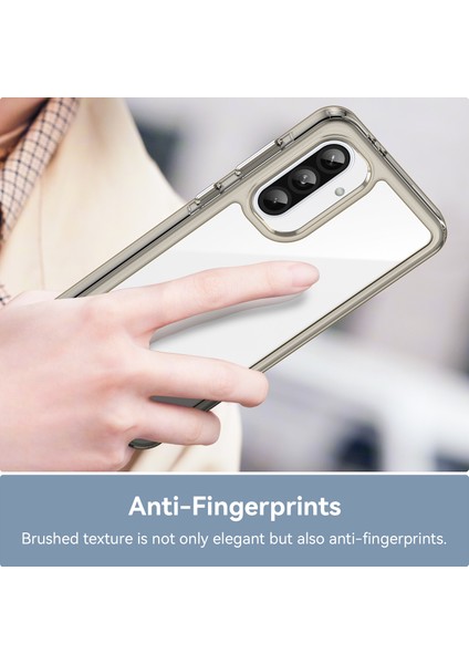Samsung Galaxy A36 5g Kılıf Tpu+Akrilik Koruyucu Şeffaf Telefon Kapağı-Şeffaf Gri (Yurt Dışından) indirimleri