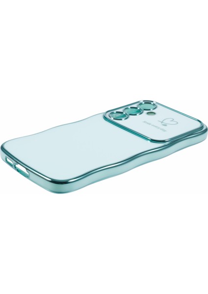 Samsung Galaxy S25+ Kılıf Love Hearts Tpu Telefon Kapağı Kıvırcık Dalga Çerçeve Büyük Pencere-Yeşil (Yurt Dışından) fırsatları