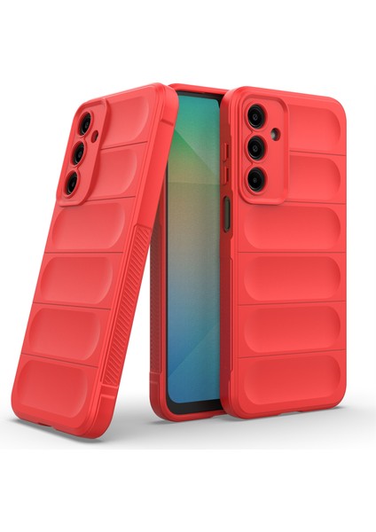 Samsung Galaxy A56 5g Kılıf Anti-Drop Yumuşak Tpu Sağlam Telefon Arka Kapak-Kırmızı (Yurt Dışından)