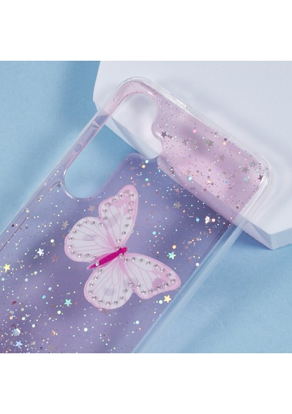 Samsung Galaxy S25+ Kılıf Epoksi Pvc Tpu Estetik Telefon Kapağı-Pembe (Yurt Dışından) fırsatları