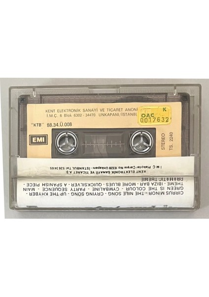 Pink Floyd More Kaset (Orjinal Dönem Kağıt Türk Baskı)