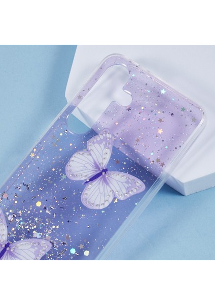 Samsung Galaxy S25+ Kılıf Epoksi Pvc Tpu Estetik Telefon Kapağı-Mor (Yurt Dışından) fırsatları