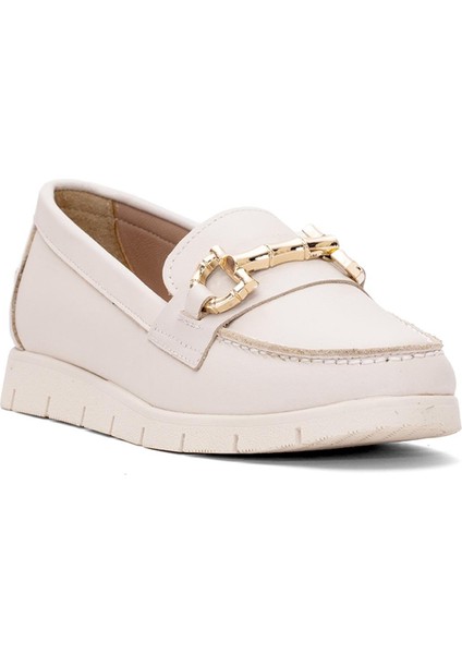 25076042Y Kadın Deri Casual Ayakkabı Bej fiyatları