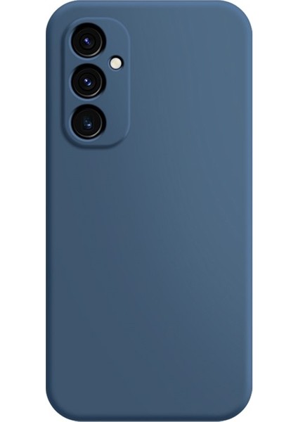 Samsung Galaxy A26 5g Tpu Kılıf Düz Kenar Korumalı Telefon Kapağı-Koyu Mavi (Yurt Dışından)