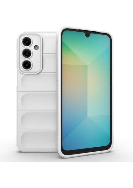 Samsung Galaxy A26 5g Kılıf Anti-Drop Yumuşak Tpu Sağlam Telefon Arka Kapak-Beyaz (Yurt Dışından)