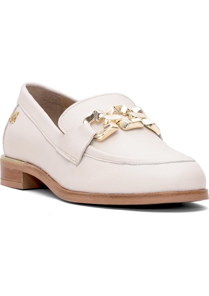 2455212Y Kadın Hakiki Deri Casual Ayakkabı Bej fiyatları