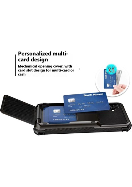 Samsung Galaxy S25 Kılıf Pc+Tpu Çift Katmanlı Arka Telefon Kapağı Kart Tutuculu-Sarı (Yurt Dışından) fiyatları